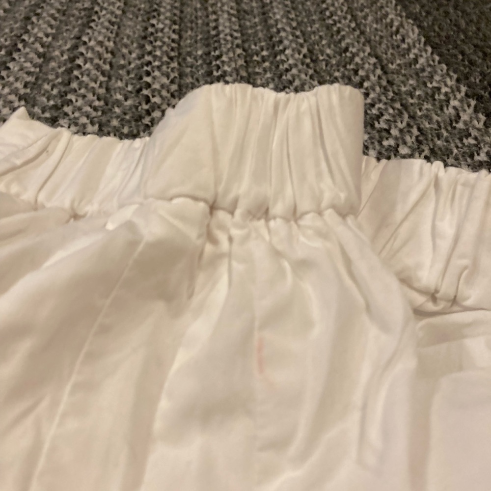 Topshop off shoulder white top, sz8 - Picture 3 of 7
